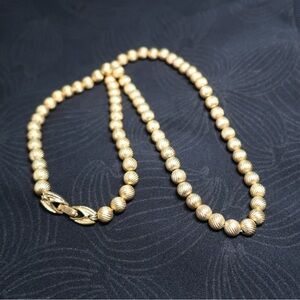 Vintage Monet Gold Beaded Chain